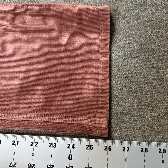Pilcro Anthropologie Blush Mauve Pink Corduroy Straight Leg Pants Womens Size 30 - Picture 5 of 5